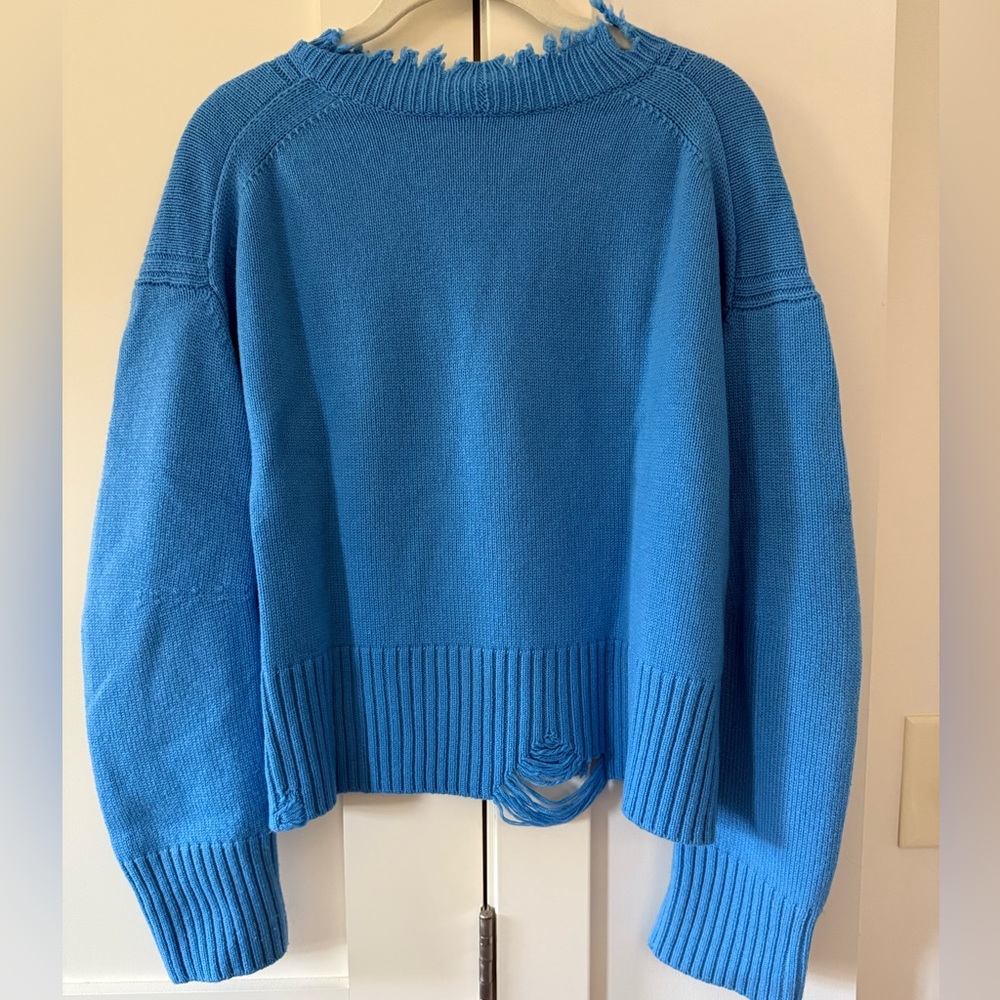 Helmut Lang Distressed Sweater